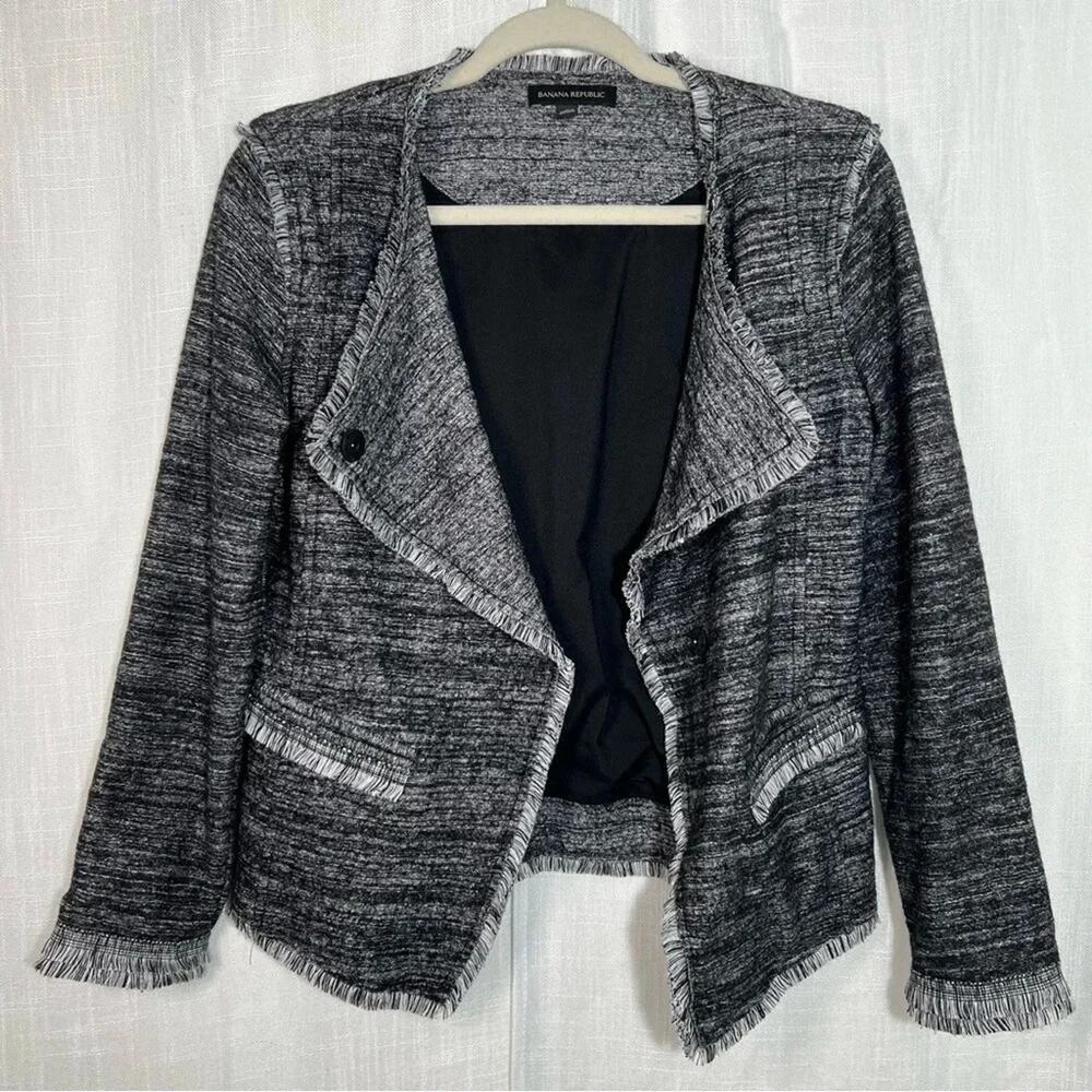 Banana Republic Tweed Wool Jacket - Picture 2 of 10